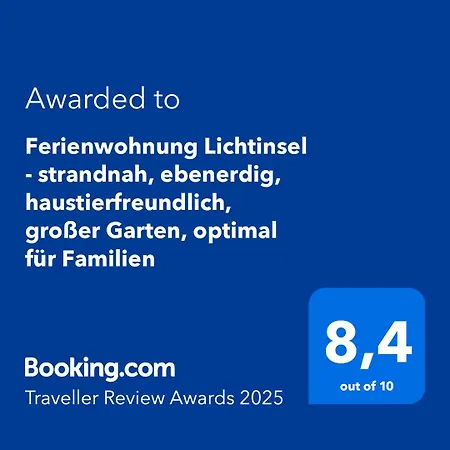 Lichtinsel - Strandnah, Ebenerdig, Haustierfreundlich, Terrasse Und Garten, Viel Platz Apartmán *